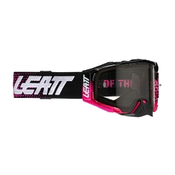 Gogle rowerowe LEATT VELOCITY 6.5 neon pink lens light grey 58% różowe/czarne