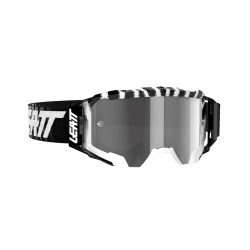Gogle LEAT VELOCITY 5.5 zebra lens light grey 58% czarne/białe