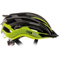Kask rowerowy RH+ 2in1 Shiny Anthracite Metal-Yellow Fluo 58-62