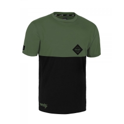Koszulka MTB ROCDAY Double zielona/czarna XXL